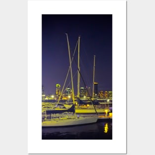 Hudson River Boats Battery Park City Manhattan NYC Posters and Art